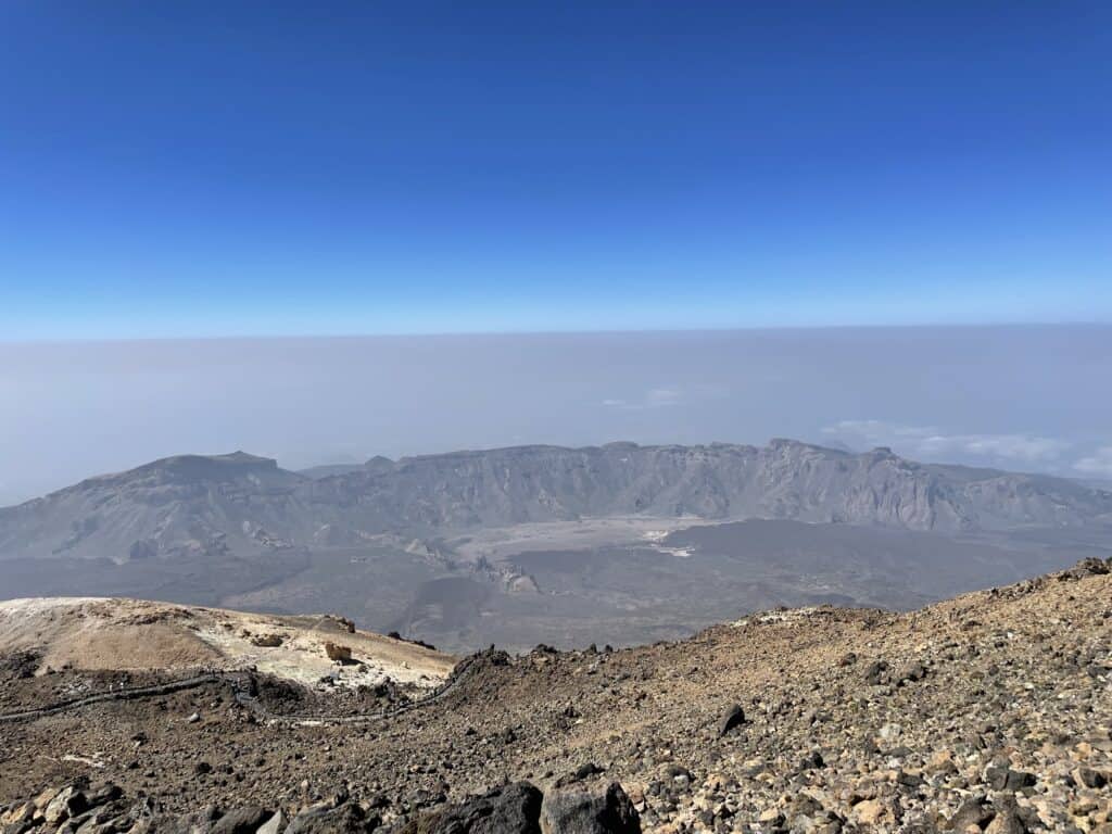 Widok z Pico Del Teida