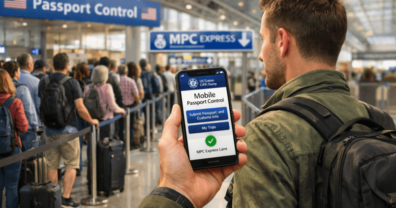 Mobile Passport Control USA – omijanie kolejki na lotnisku dzięki aplikacji MPC