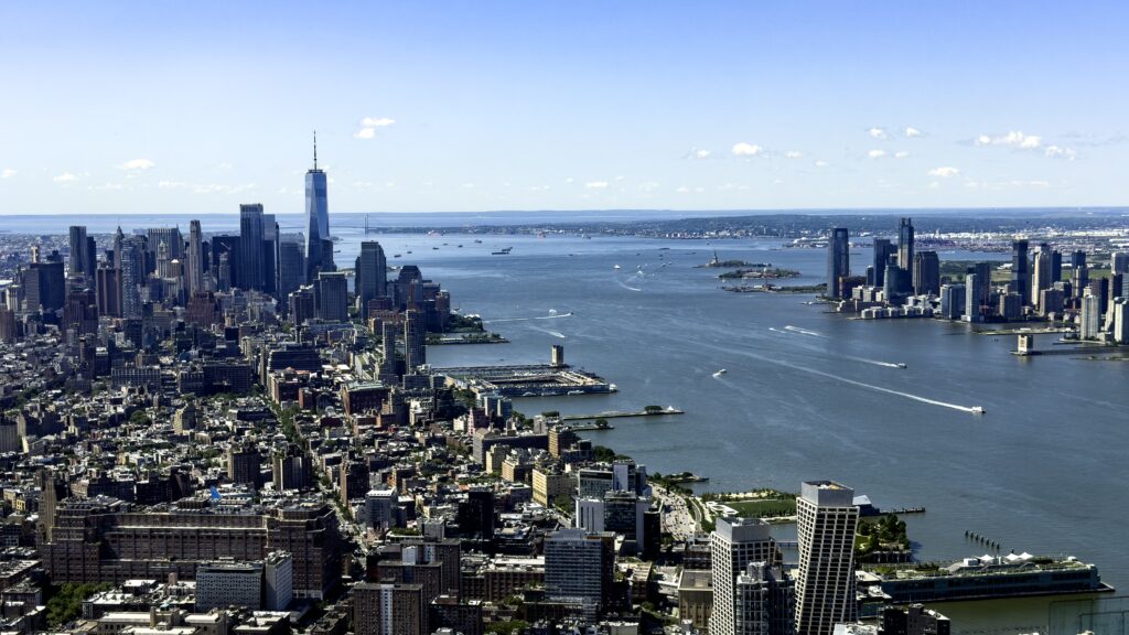 Widok na Manhattan z punktu widokowego EDGE
